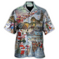 Christmas Wonderful Time Of The Year Santa Claus Coming - Hawaiian Shirt - Reefox
