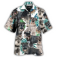 Hawaiian Shirt / Adults / S Schnauzer Dog Tropical Leaf Cool - Hawaiian Shirt - Reefox