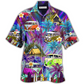 Hawaiian Shirt / Adults / S Hippie Bus Go Every Where Tropical Style - Hawaiian Shirt - Reefox