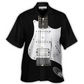 Hawaiian Shirt / Adults / S Guitar Black Electric Guitar - Hawaiian Shirt - Reefox
