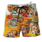 Beach Short / Adults / S Viking Loves Beer Funny Christmas Style - Beach Short Reefox - Owls Matrix LTD