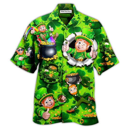 Hawaiian Shirt / Adults / S Irish Lover - Hawaiian Shirt - Reefox