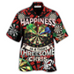Hawaiian Shirt / Adults / S Darts Happiness Black And Red Style - Hawaiian Shirt - Reefox