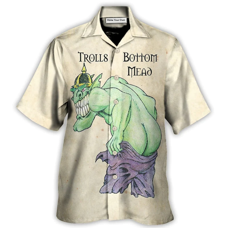 Hawaiian Shirt / Adults / S Trolls Bottom Mead Lover - Hawaiian Shirt - Reefox
