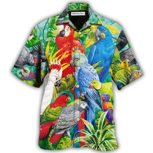 Hawaiian Shirt / Adults / S Parrot Tropical Summer Style - Hawaiian shirt - Reefox