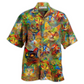Hawaiian Shirt / Adults / S Cat Beautiful Colorfull - Hawaiian Shirt - Reefox