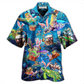 Hawaiian Shirt / Adults / S Turtle Wishing You A Turtley Awesome Easter - Hawaiian Shirt - Reefox