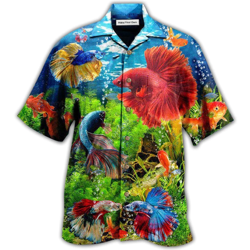 Hawaiian Shirt / Adults / S Fish It's Not Just A Hobby It Is My Treasure Aquarium Fresh - Hawaiian Shirt - Reefox