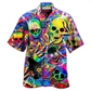 Hawaiian Shirt / Adults / S Skull Sweet Skull Say Hi - Hawaiian Shirt - Reefox