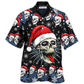 Skull Christmas On The Naughty Listand I Regret Nothing - Hawaiian Shirt - Reefox