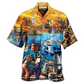 Hawaiian Shirt / Adults / S Oil Field Drill Till It Squirts Oil Field - Hawaiian Shirt - Reefox