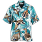Hawaiian Shirt / Adults / S Duck Tropical Leaf Style - Hawaiian Shirt - Reefox