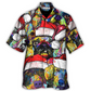 Hawaiian Shirt / Adults / S Christmas Dog Colorful Draw With Love - Hawaiian Shirt - Reefox