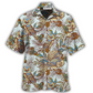 Hawaiian Shirt / Adults / S Owl Vintage Leaf Style - Hawaiian Shirt - Reefox