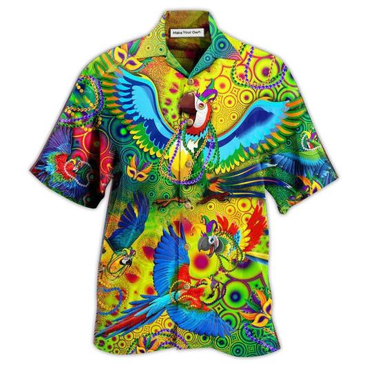 Hawaiian Shirt / Adults / S Parrot Mardi Gras - Hawaiian Shirt - Reefox