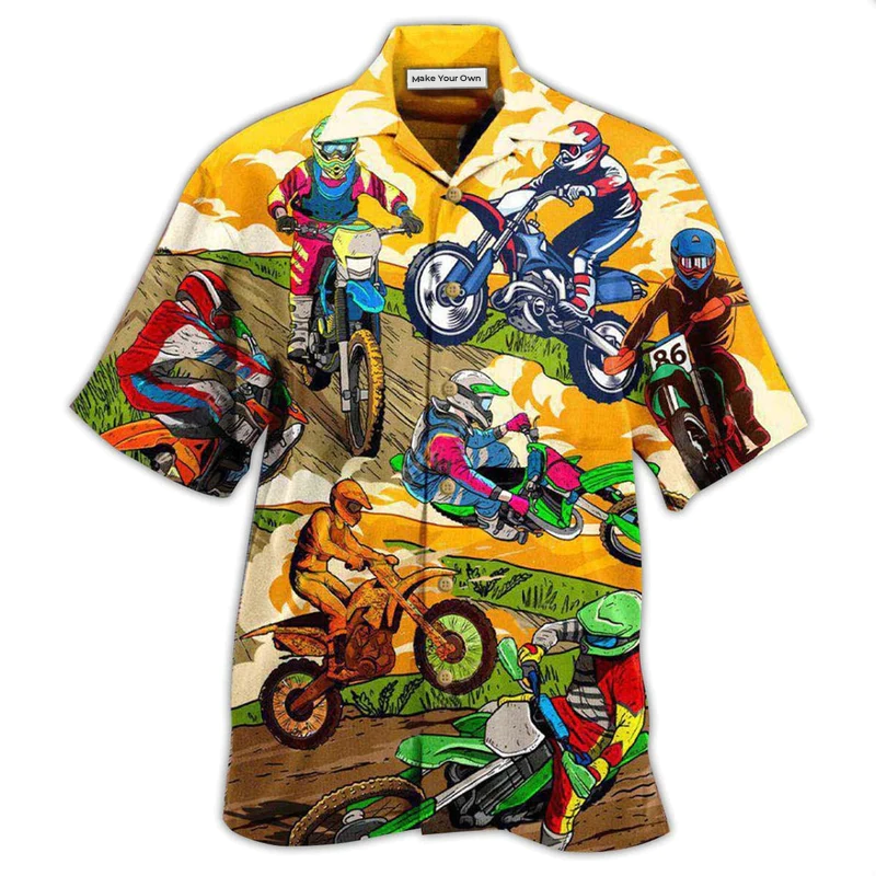 Hawaiian Shirt / Adults / S Motorcycle What Is Life Without A Little Risk I'm Cool - Hawaiian Shirt - Reefox