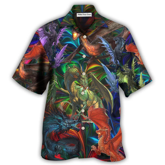 Dragon In An Unreal World - Hawaiian Shirt - Reefox