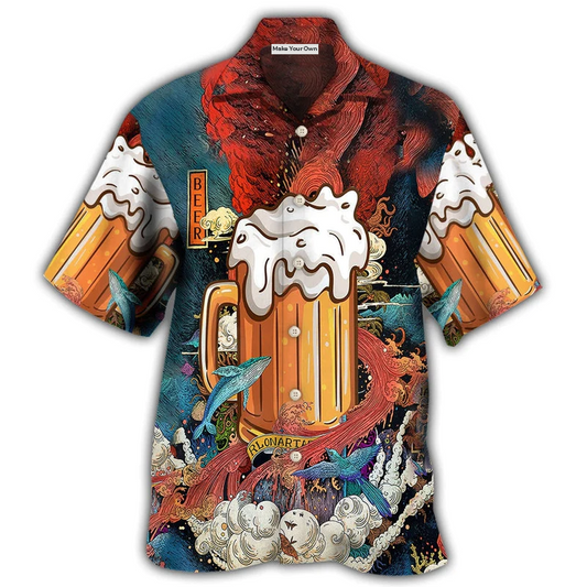 Hawaiian Shirt / Adults / S Beer Favorite Amazing Style - Hawaiian Shirt - Reefox
