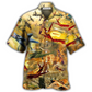 Combat Aircraft Fly Sky Fire - Hawaiian Shirt - Reefox