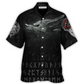 Hawaiian Shirt / Adults / S Viking Warrior Blood Black Style - Hawaiian Shirt - Reefox