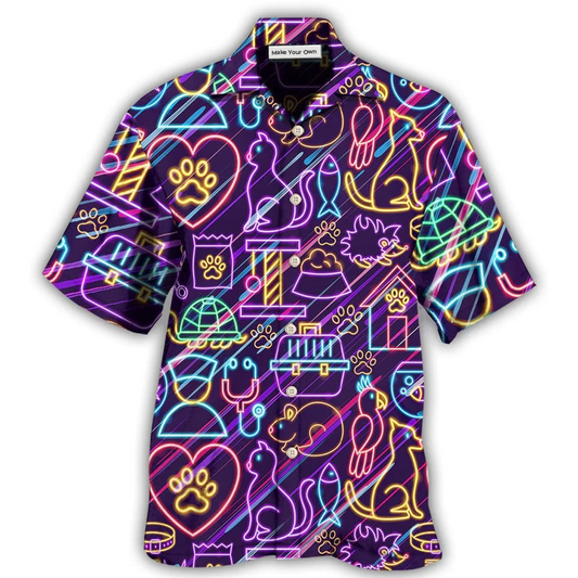 Hawaiian Shirt / Adults / S Pets Stunning Style - Hawaiian Shirt - Reefox