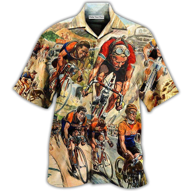 Hawaiian Shirt / Adults / S Bike Get Your Ride Bicycle Racing - Hawaiian Shirt - Reefox