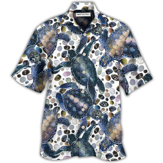 Hawaiian Shirt / Adults / S Turtle Art Fantastic Style - Hawaiian shirt - Reefox