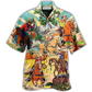 Hawaiian Shirt / Adults / S Cowboy Real Men Ride Horses Cool - Hawaiian Shirt - Reefox