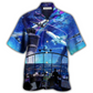 Hawaiian Shirt / Adults / S Airplane And Air Traffic Controller - Hawaiian Shirt - Reefox