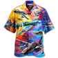 Hawaiian Shirt / Adults / S Aircraft Let The Adventures Begin So Interesting - Hawaiian Shirt - Reefox