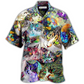 Hawaiian Shirt / Adults / S Cat Amazing Stained Glass - Hawaiian Shirt - Reefox