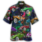 Car Retro Colorful Vibe - Hawaiian Shirt - Reefox