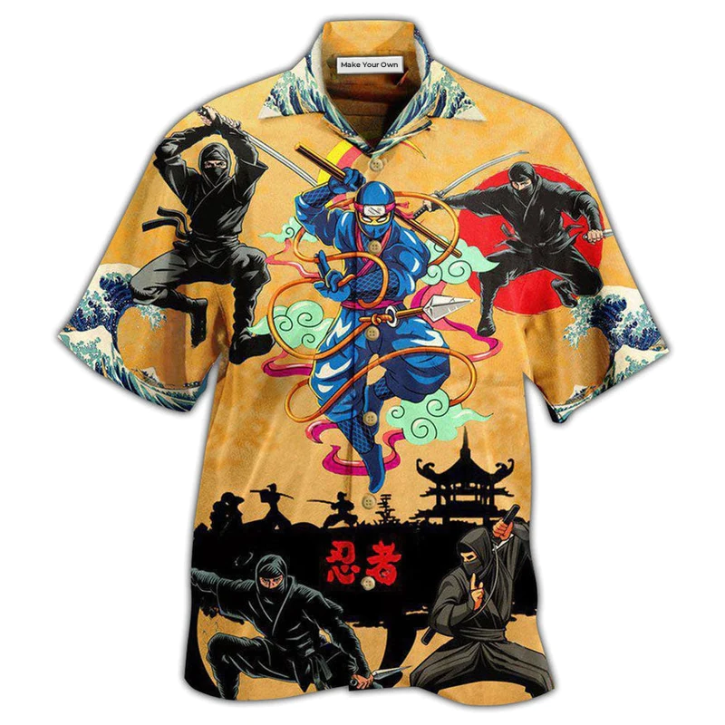 Hawaiian Shirt / Adults / S Ninja The Way Of The Ninja - Hawaiian Shirt - Reefox