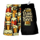 Beach Short / Adults / S Beer Favorite Colorful - Beach Short Reefox - Owls Matrix LTD