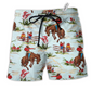 Beach Short / Adults / S Horse Style Lover Classic - Beach Short Reefox - Owls Matrix LTD