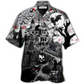 Hawaiian Shirt / Adults / S Halloween Black Cat Flying Horror Night Halloween - Hawaiian Shirt - Reefox