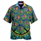 Hawaiian Shirt / Adults / S Hippie Peace Life Color - Hawaiian Shirt - Reefox