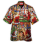 Hawaiian Shirt / Adults / S Santa Claus Christmas Merry Xmas - Hawaiian Shirt - Reefox