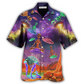 Hawaiian Shirt / Adults / S Alien Galaxy Awesome UFO - Hawaiian Shirt - Reefox
