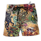 Beach Short / Adults / S Skull Into The Sea - Beach Short Reefox - Owls Matrix LTD
