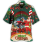 Hawaiian Shirt / Adults / S Hot Rod Merry Christmas I Was So Happy That Santa Made All Those - Hawaiian Shirt - Reefox