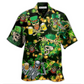 Hawaiian Shirt / Adults / S Irish Skull Love Beer - Hawaiian Shirt - Reefox