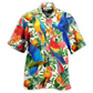 Hawaiian Shirt / Adults / S Parrot Make Red Grapefruit Flavor - Hawaiian Shirt - Reefox
