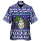Hawaiian Shirt / Adults / S Cat Wreck The Tree Meowy Christmas Style - Hawaiian Shirt - Reefox