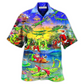 Hawaiian Shirt / Adults / S Crocodile Love Xmas Merry Christmas - Hawaiian Shirt - Reefox