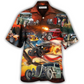 Hawaiian Shirt / Adults / S Hot Rod Independence Day American Flag - Hawaiian Shirt - Reefox