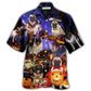 Hawaiian Shirt / Adults / S Halloween - Pug Never Mind The Witch - Hawaiian Shirt - Reefox
