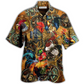 Hawaiian Shirt / Adults / S Chicken Rooster Steampunk - Hawaiian Shirt - Reefox