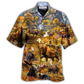 Hawaiian Shirt / Adults / S Moose Spend Time In The Woods - Hawaiian Shirt - Reefox