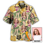 Hawaiian Shirt / Adults / S Woman Face Custom Photo Aloha Tropical - Hawaiian Shirt - Reefox